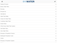 Tablet Screenshot of 911water.com